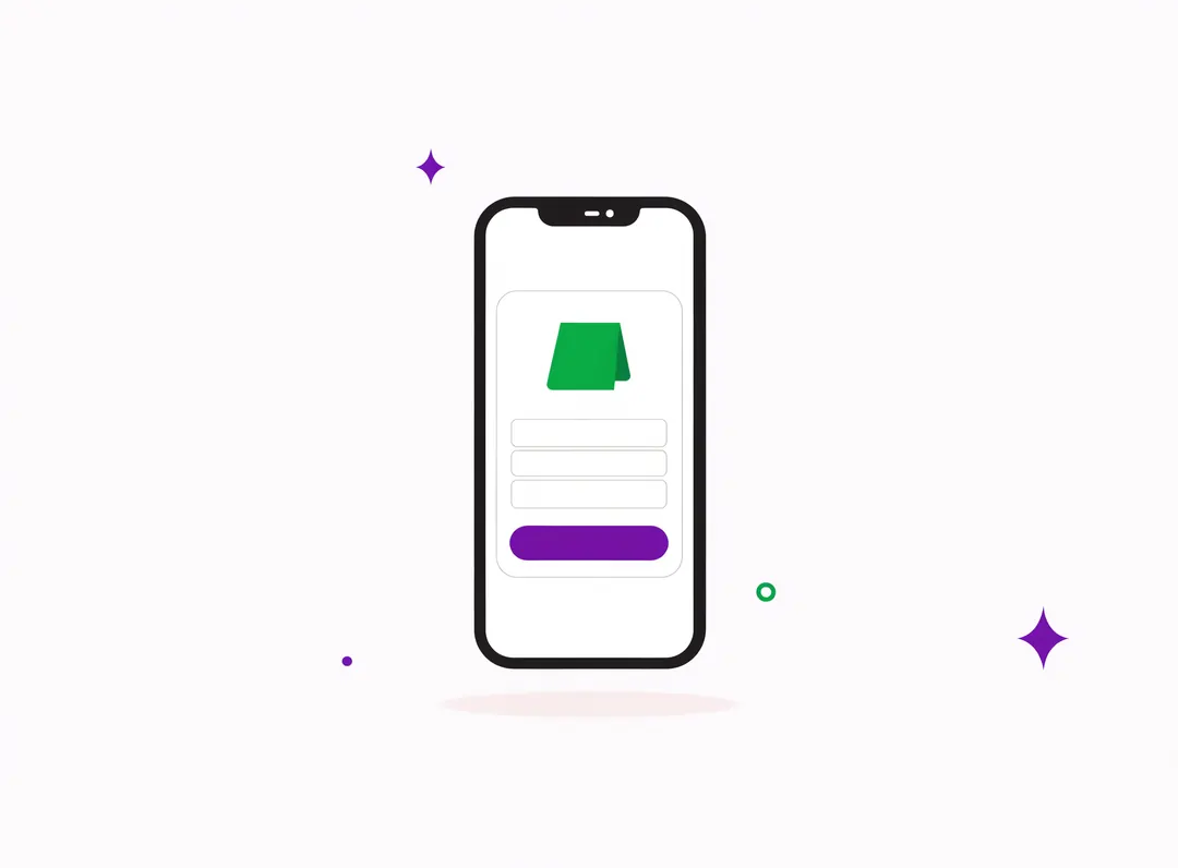 Un téléphone affichant la fenêtre WooCodForm de paiement à la livraison sur une fiche produit WooCommerce, avec trois champs et un bouton de commande